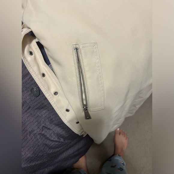 Pearl Long Trench Coat in Size S. - Picture 4 of 7